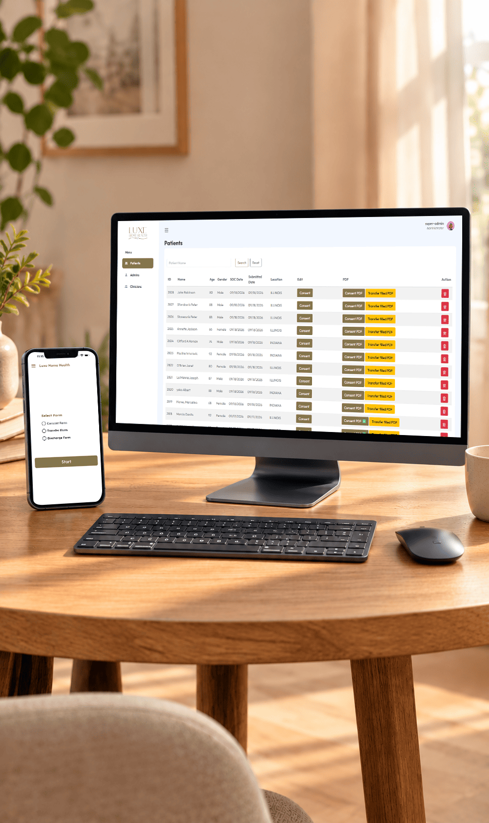 Consent App project preview