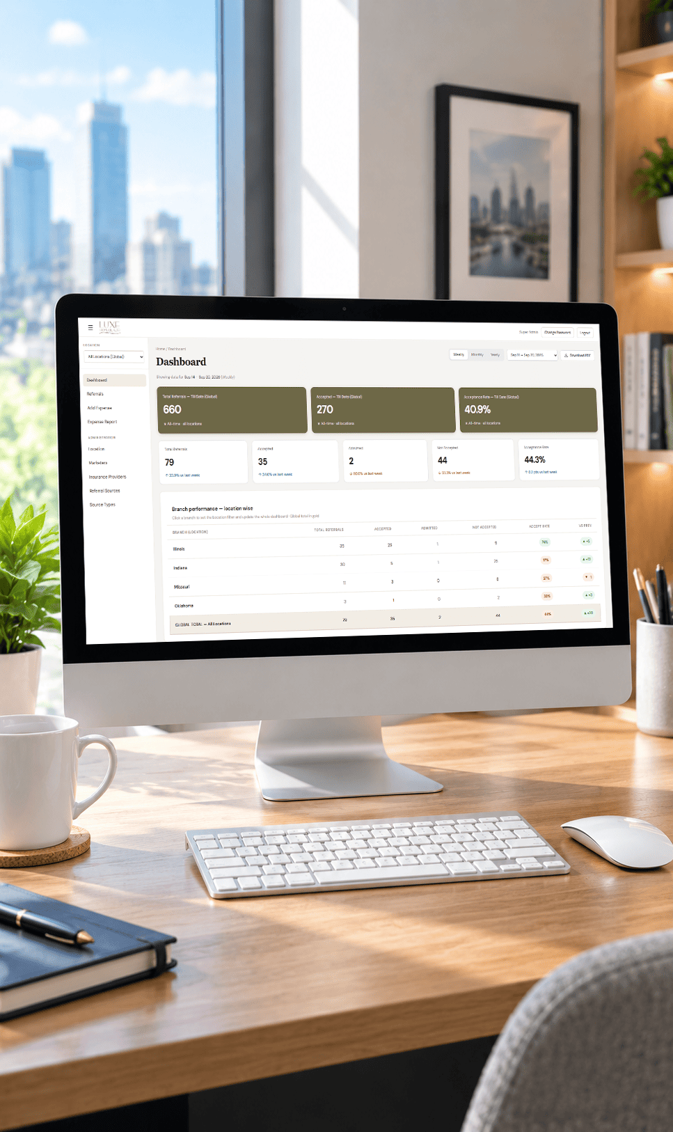 Referral Management System project preview